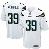 Nike Men & Women & Youth Chargers #39 Danny Woodhead White Team Color Game Jersey,baseball caps,new era cap wholesale,wholesale hats